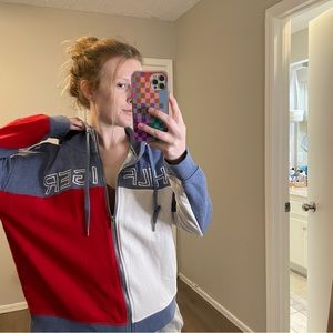 Tommy Hilfiger Colorblock Zip Up Size L